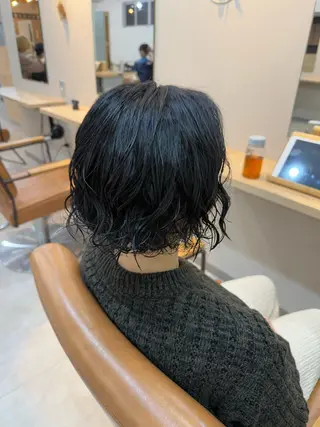ショート パーマ 櫻井 サクラのヘアスタイル