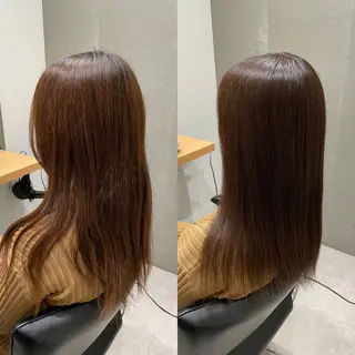 ミディアム カラー 髪質改善ヘアケア 艶髪特化/上田のヘアスタイル