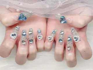 ネイル ETERNA Nail 銀座店【パラジェル/フィルイン/チップ長さだし/マグネット/ニュアンス】所属・ア カリのネイルデザイン