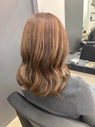 セミロング カラー 🎀レディース特化 山下 京華🎀のヘアスタイル