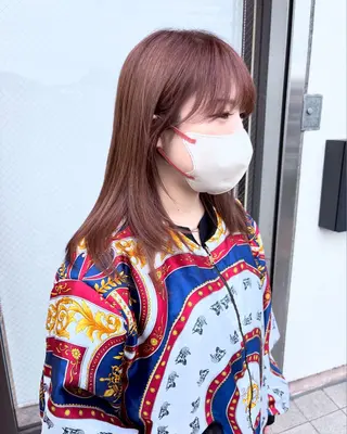 ミディアム カラー hers所属・【縮毛矯正支持絶大】 RYOJIのヘアスタイル