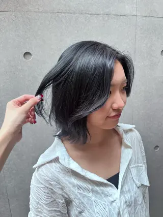 ミディアム 🩶レイナ🩶 color/nailのヘアスタイル