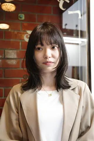 ミディアム Pluss Teru Biyousitsu所属・薮下 愛のヘアスタイル