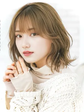 ミディアム 志賀 大倫のヘアスタイル