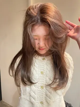 ロング ハナ🌼 梅田/ボブ/パーマのヘアスタイル