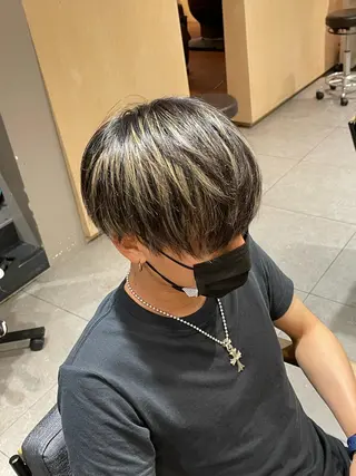 カラー メンズ Le'a所属・渋谷/フェード/ 國分 翔のヘアスタイル