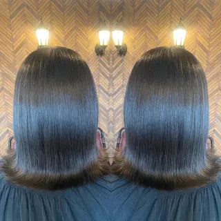 ミディアム カラー tocca 💜石田愛結💜のヘアスタイル