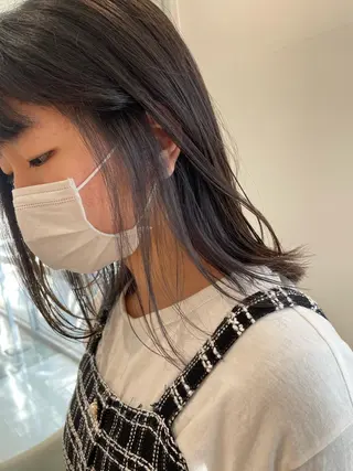 ミディアム カラー 新規限定カット無料 クーポン有り【桂口】のヘアスタイル
