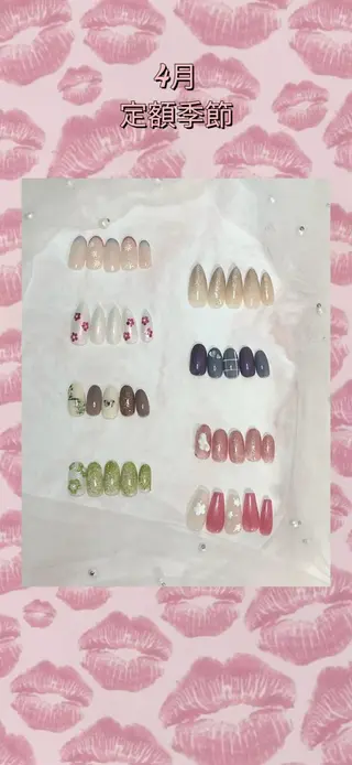 ネイル 富岡 妃奈のネイルデザイン