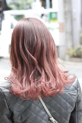 セミロング カラー ヘアアレンジ Recess hair所属・川内 政人のヘアスタイル