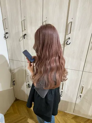 セミロング カラー yate'/ Wカラー/小出捷也のヘアスタイル