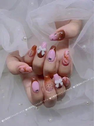 ネイル ラベンダー💖日暮里 ルル💖ネイルのネイルデザイン