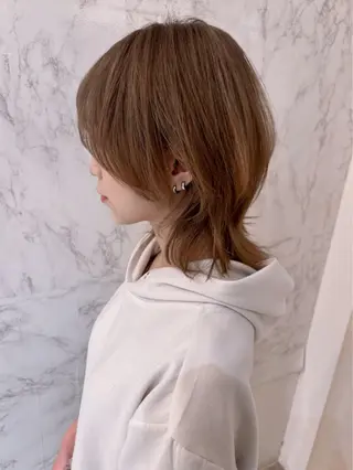 ミディアム 小顔カット/レイヤー 【WiLL】加藤のヘアスタイル