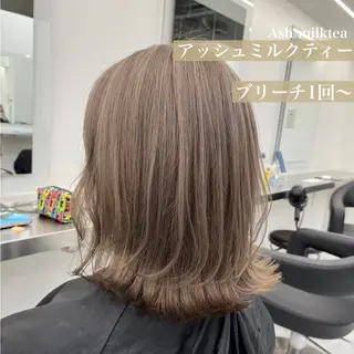 セミロング カラー ヘアアレンジ 💍Story川越 オフィシャル💍のヘアスタイル