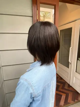 ミディアム カラー ヘアアンドメイクアップmopa所属・mopa yuiのヘアスタイル