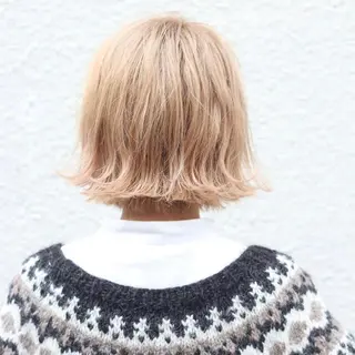 ショート ミニボブ/カット モデル/渋谷/ 宍戸のヘアスタイル