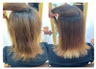 セミロング 縮毛矯正⭐️ TAKAHIROのヘアスタイル