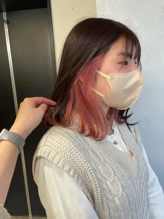 ミディアム クスカワ ノリエのヘアスタイル