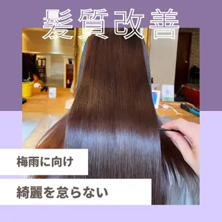 セミロング 髪質改善/shuki 韓国/代表取締役のヘアスタイル