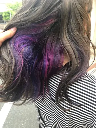 ロング カラー 國次 夕貴のヘアスタイル