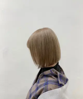 ショート カラー THE./ブリーチ 透感カラー/髪質改善のヘアスタイル