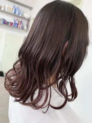 セミロング 🥇近藤 恭輔🥇 Recharme新保のヘアスタイル