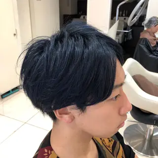 カラー メンズ 🌈ぷる艶カラー🌈 髪質改善👑柳沼尚貴のヘアスタイル