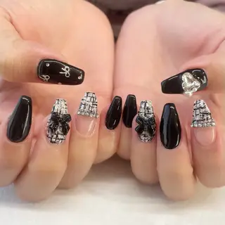 ネイル 💎🐰 saki. m 🐰💎のネイルデザイン