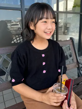 ミディアム キッズ VIVIE【ヴィヴィ】所属・髪質改善/韓国風 レイヤー/田村祐樹のヘアスタイル