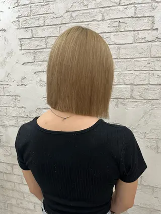 ミディアム 🪽髪質改善ストレー ト🤍美羽🤍のヘアスタイル