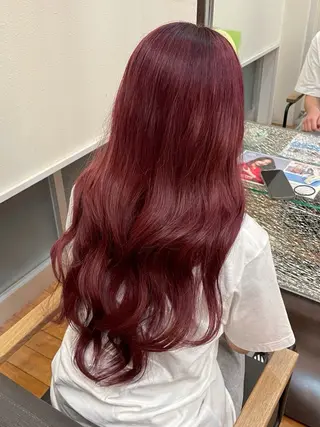 カラー 韓国ヘア/透明感カラ ー/メンズレディースのヘアスタイル