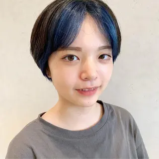 ショート カラー ayumi🌈 インナーカラー🌈のヘアスタイル