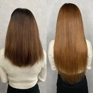 ショート 💎馴染むエクステ ×カラーTOMO💎のヘアスタイル