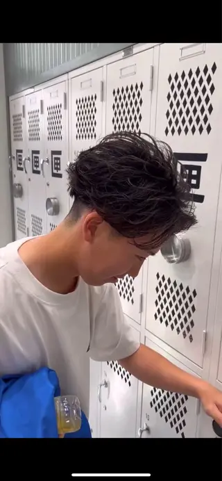 パーマ メンズ fifth　石垣 海音のヘアスタイル