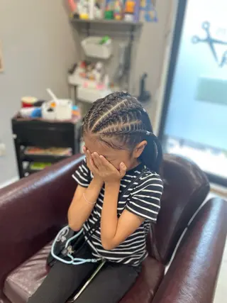 ヘアアレンジ キッズ Hair room Leaのヘアスタイル