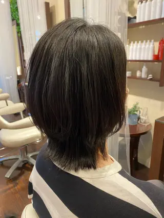 ショート 艶ｶﾗｰ｜ｽﾄﾚｰﾄ 🍟yuki🍟のヘアスタイル