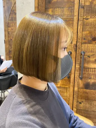 ショート Puamelia 名古屋所属・韓国風ヘア✻透明感 カラー✻yukaのヘアスタイル