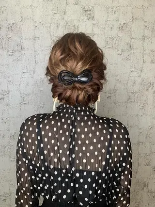 ミディアム ヘアアレンジ 似合わせカット🌿 前川のヘアスタイル