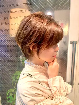 ショート カラー 園 冬稀のヘアスタイル