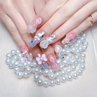 ネイル M🌷nail 長さだし専門店のネイルデザイン