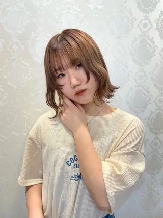 ヘアアレンジ 盛れる韓国ヘア🩰/ 透明感カラー/華のヘアスタイル