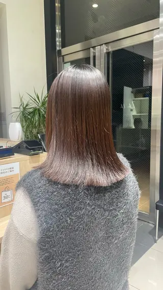 ミディアム 小池 夏生のヘアスタイル