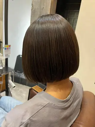 ミディアム カラー newibelsia 名駅のヘアスタイル