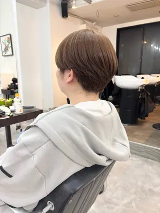 ショート カラー メンズ SoRa所属・ショート/ボブ /髪質改善縮毛矯正のヘアスタイル