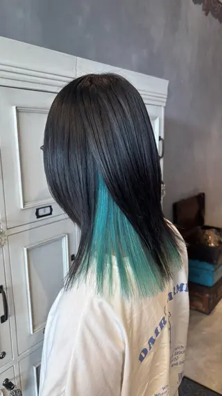 ミディアム 長瀬 友唯のヘアスタイル