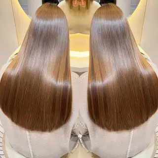 ロング カラー レイヤー❣️縮毛矯正 川村利幸のヘアスタイル