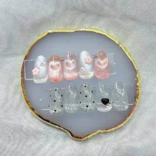 ネイル BLACK VELVET 24所属・BLACKVELV ET(YUME)のネイルデザイン