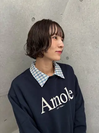 ショート パーマ sand池袋所属・似合わせショート特化 ISAKIのヘアスタイル