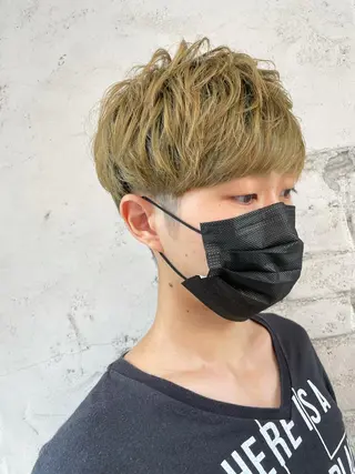 メンズ hair  S.COEUR  honten所属・柳内 崚平のヘアスタイル