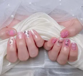 ネイル 🎀も ものネイルデザイン